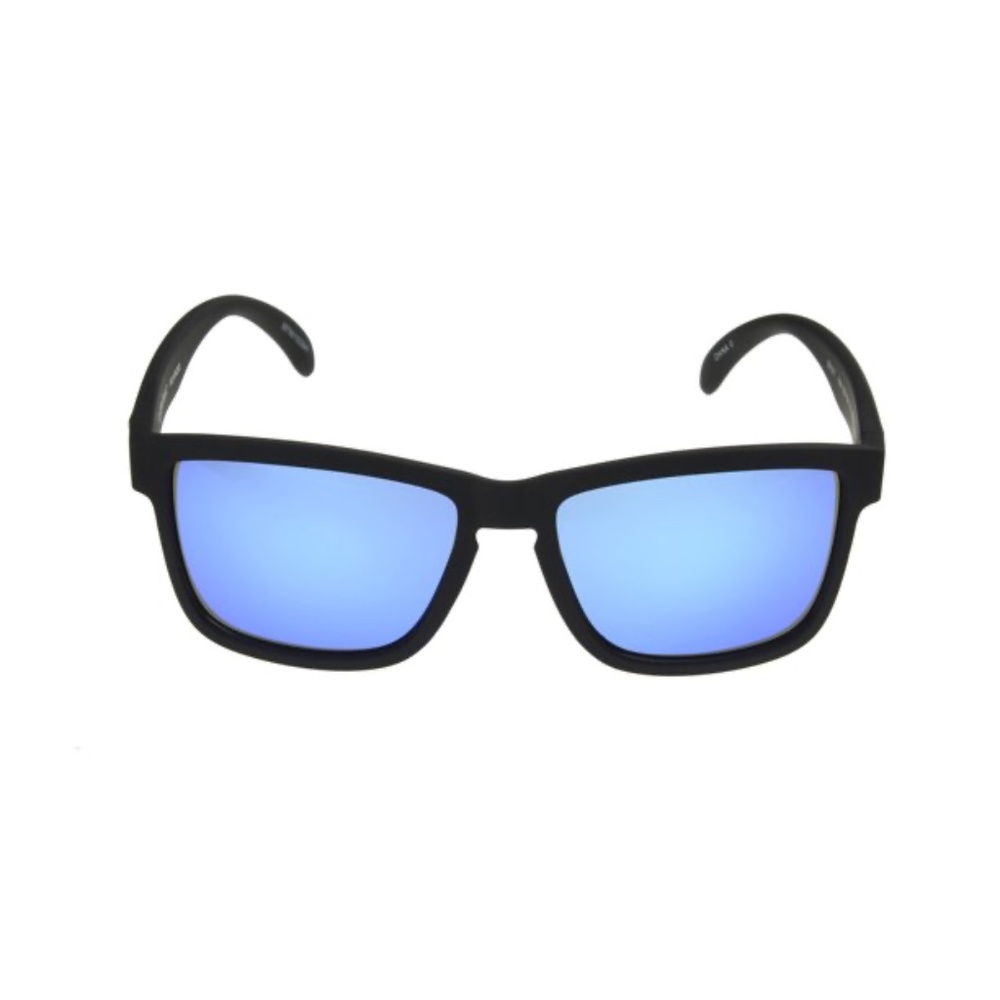 Men Sunglasses | Foster Grant Men's Black Polarized Mirrored Retro Sunglasses